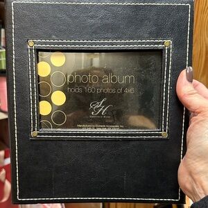 NWOT Sheffield Home Black Photo Album